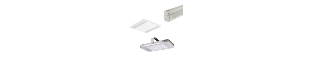 Surface-mounted led luminaires and strips